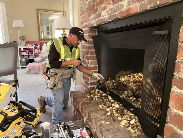 Safe screening installation by Riverview Chimney Sweep in Riverview, FL