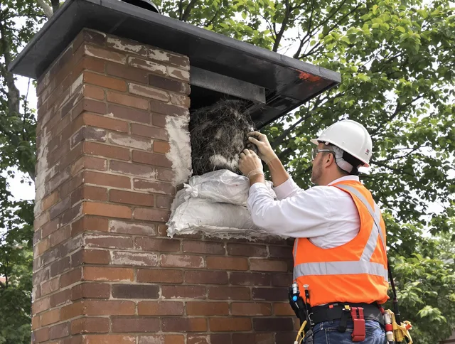 Humane removal of debris and animals by Riverview Chimney Sweep in Riverview, FL