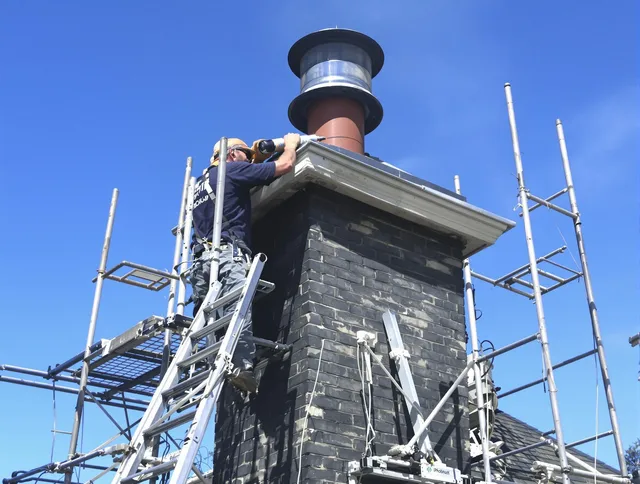 Sturdy chimney crown finished by Riverview Chimney Sweep in Riverview, FL