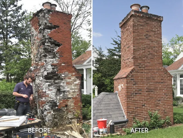 Riverview Chimney Sweep performing a full chimney restoration in Riverview, FL
