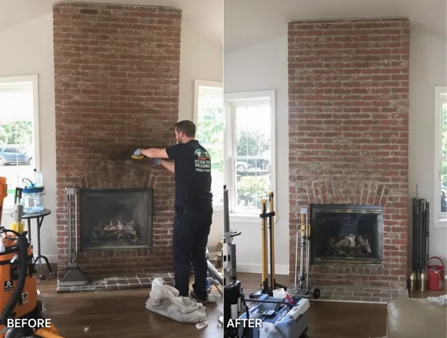 Finished chimney sweeping service by Riverview Chimney Sweep in Riverview, FL