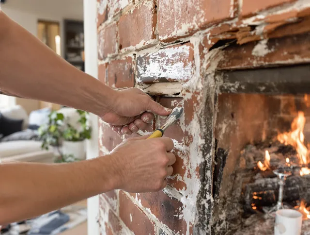 Routine fireplace repair by Riverview Chimney Sweep in Riverview, FL